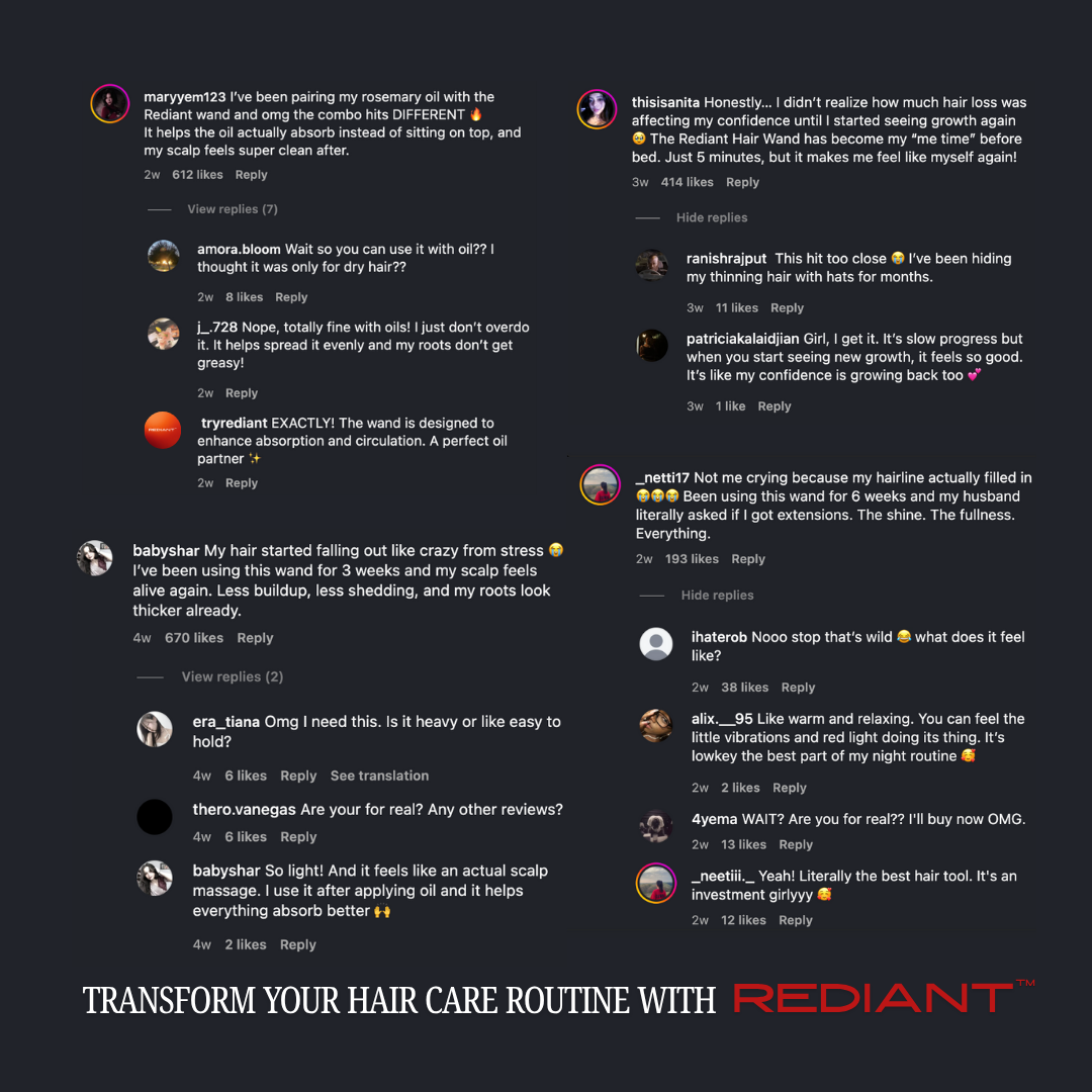 Rediant™ 3-in-1 Hair and Scalp Therapy Wand